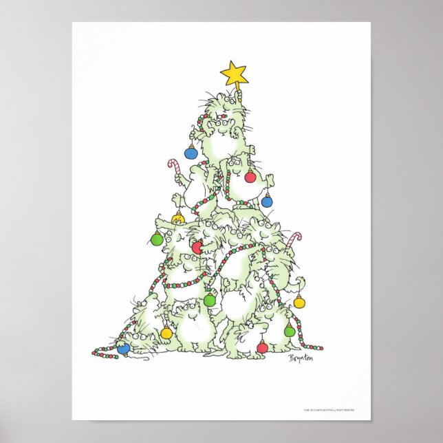ARBRE DE NOËL DES VIEUX affiche de Sandra Boynton (Devant)
