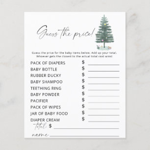 Arbre de Noël - Devinez le prix Jeu