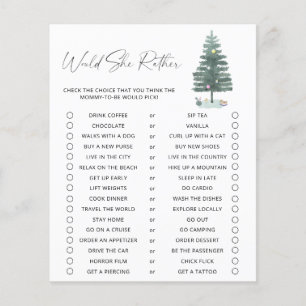 Arbre de Noël - Elle préfère jouer