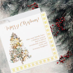 Arbre de Noël en flocons de neige