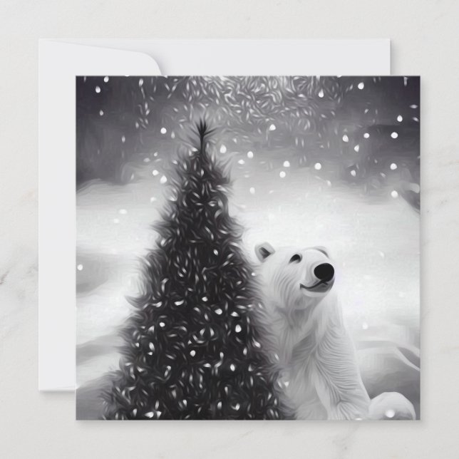 Arbre de Noël et Ours polaire (Devant)