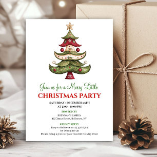 Arbre de Noël fantaisiste et festif, invitation sa