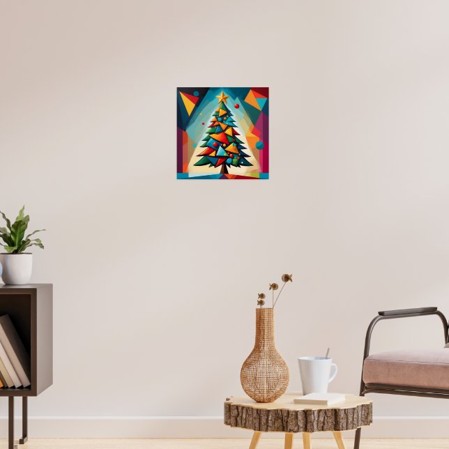 Arbre de Noël géométrique Art Déco Multiple Triang (Salon 3)