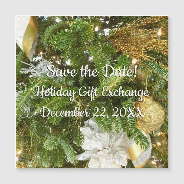 Arbre de Noël I Argent et Or (Devant)