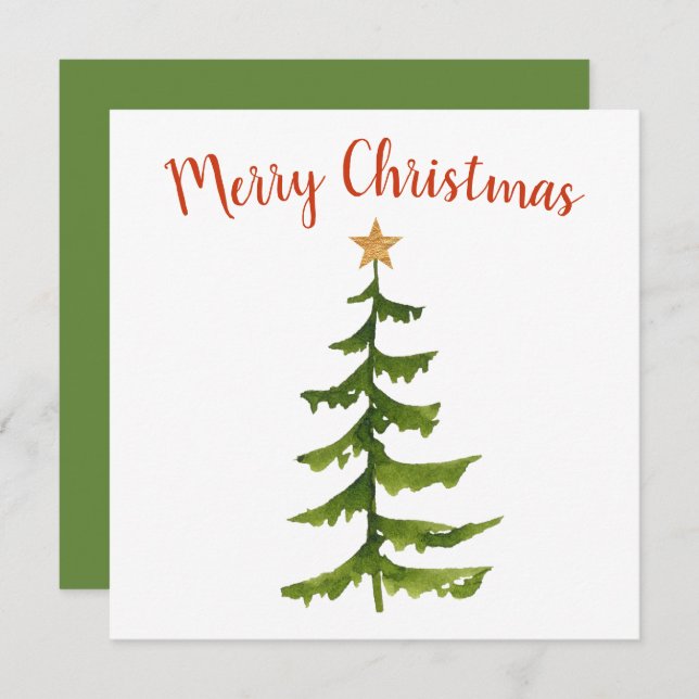 Arbre de Noël Joyeux Noël (Devant / Derrière)