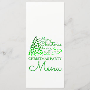 Arbre de Noël Ombré, Menu Fête de Noël