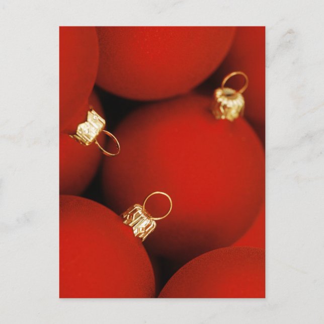 Arbre de Noël Ornements Carte de vacances (Devant)