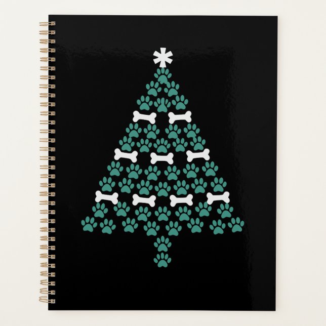 Arbre de Noël Patte de Chien Cadeau de Noël Mignon (Devant)
