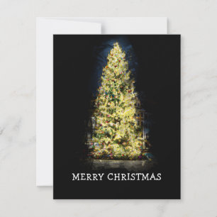 Arbre de Noël peint en lumière