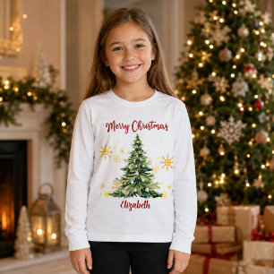 Arbre de Noël personnalisé Joyeux Noël Filles’