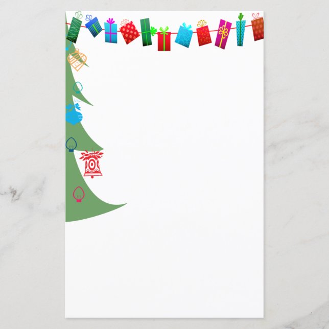 Arbre de Noël & Présents Papeterie (Correspondance (Devant)