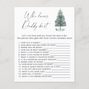 Arbre de Noël - Qui connaît papa meilleur jeu