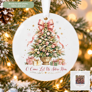 Arbre de Noël Rose Christianisme Noël