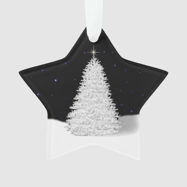 Arbre de Noël Souvenir Acrylique (devant)