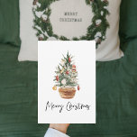 Arbre de Noël Vintage | Joyeux Noël<br><div class="desc">Profitez du charme intemporel de la saison des Fêtes avec notre design Vintage Aquarelle Arbre de Noël. Cette pièce exquise capte l'esprit de yuletide avec une touche de nostalgie, en faisant l'ajout parfait à votre décor de vacances et un merveilleux cadeau pour vos proches. Célébrez la magie de Noël avec...</div>