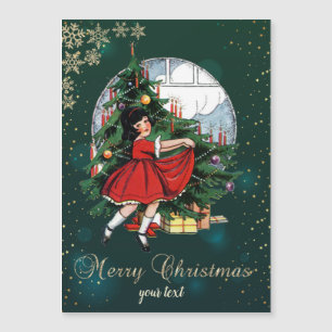 Arbre de Noël Vintage, Petite Flamme de neige