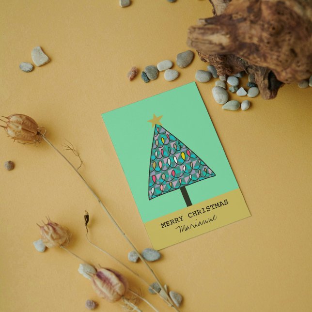 Arbre de Noël Whimsical avec lumière Invitation (Créateur téléchargé)