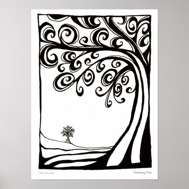 Arbre de pensée - affiche (Devant)