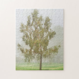 Arbre de pleurs Foggy Météo Fog Art Puzzle
