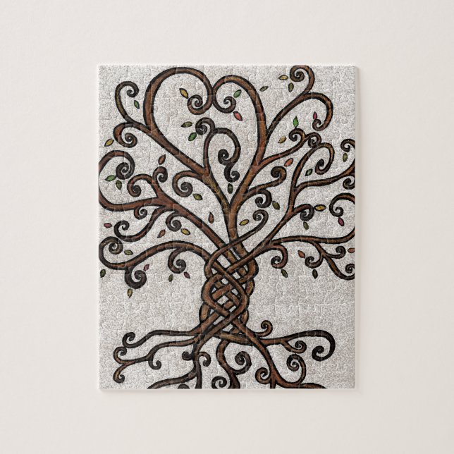 Arbre de puzzle de la vie (Vertical)