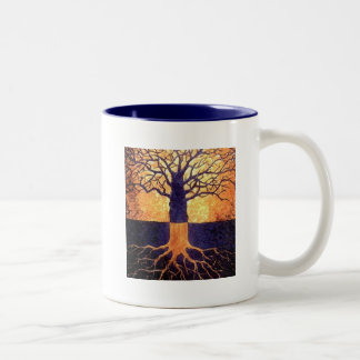 Arbre de tasse de ton de la vie deux