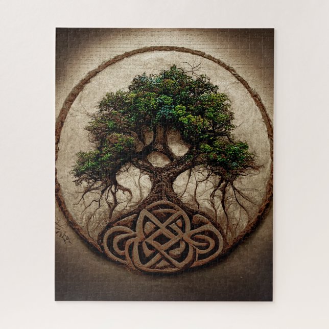Arbre de vie Artwork Jigsaw Puzzle (Vertical)
