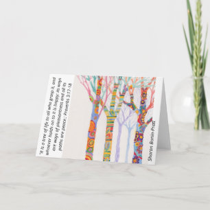 Arbre de vie carte pour notes par Sharon Bomin-Pra