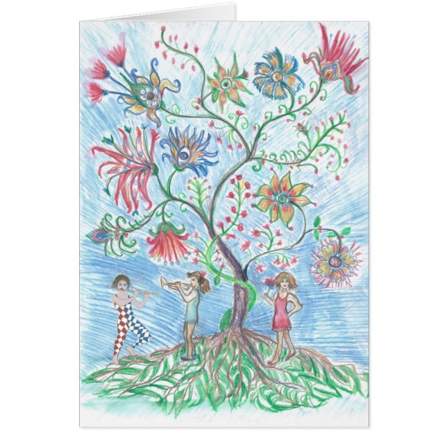 Arbre de vie et deux personnages (Devant)