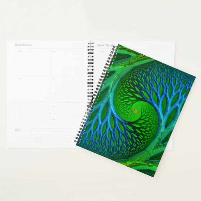 Arbre De Vie Fractale Spirale (Devant avec enveloppe)