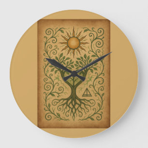 Arbre de vie horloge solaire - Nature et symbole s
