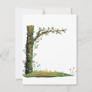 Arbre de vignes florales côté gauche joli graphiqu