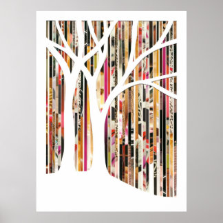 Arbre d'éco-arts Impression mixte