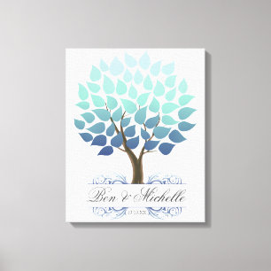 Arbre d'hiver - 50 Canvas Signature Livre d'or