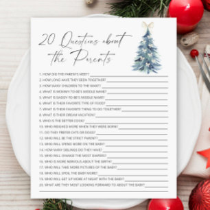 Arbre d'hiver avec arcs - 20 Questions Parents