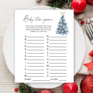 Arbre d'hiver Baby Item Jeu. Jeu baby shower