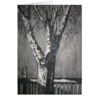 Arbre d'hiver - charbon de bois
