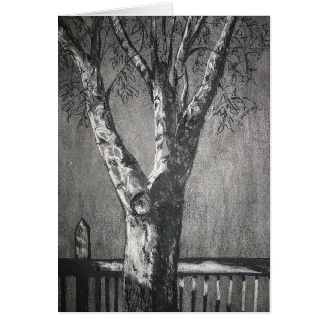 Arbre d'hiver - charbon de bois (Devant)