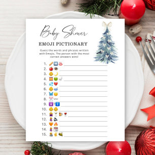 Arbre d'hiver \ Jeu de pictionary Emoji