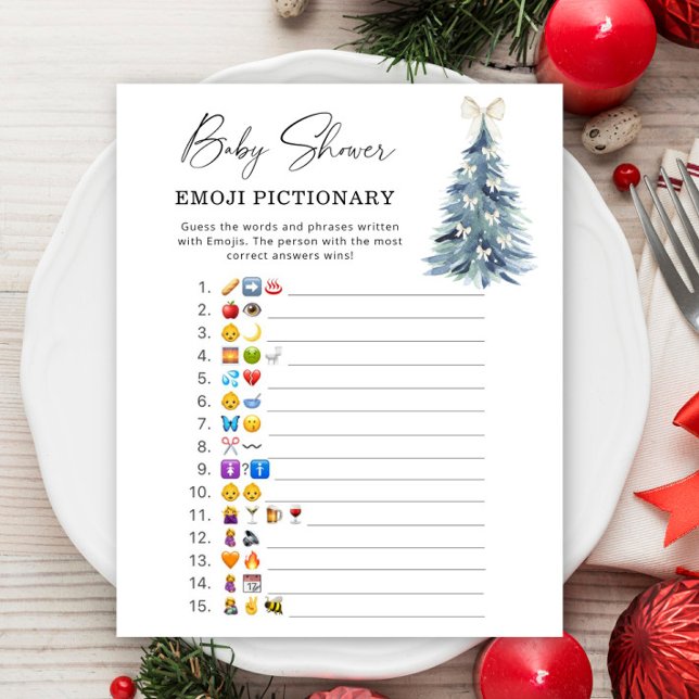 Arbre d'hiver \ Jeu de pictionary Emoji (Créateur téléchargé)