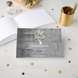 Arbre d'or des coeurs Livre d'or Mariage