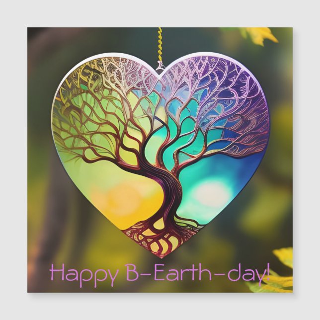 Arbre En Forme De Coeur De L'Ornement De Vie (Devant)