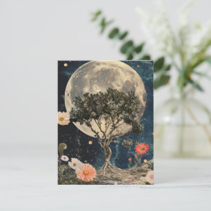 Arbre et fleurs de la lune