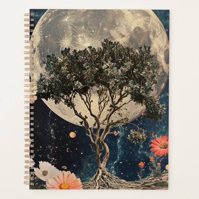 Arbre et fleurs de la lune (Devant)