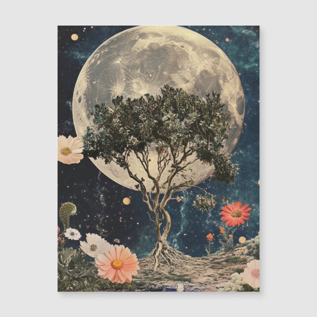 Arbre et fleurs de la lune (Devant)