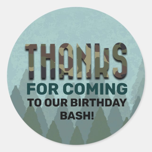 Arbre extérieur Top Obstacle Course Stickers (Devant)