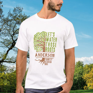 Arbre généalogique avec racines T-Shirt de réunion