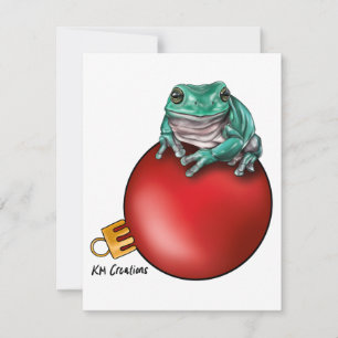 Arbre grenouille - carte de vacances