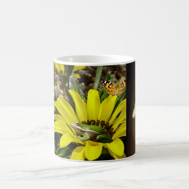 Arbre grenouilles Toads Fleurs Mug (Centre)