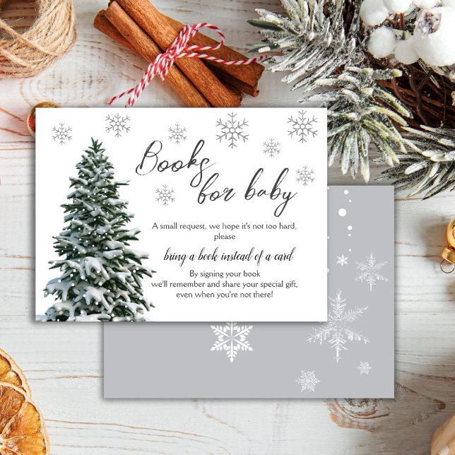 Arbre hivernal | Livres pour la carte de boîtier b (Créateur téléchargé)