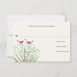 Arbre Inséparable Whimsical Orange et Fuchsia RSVP